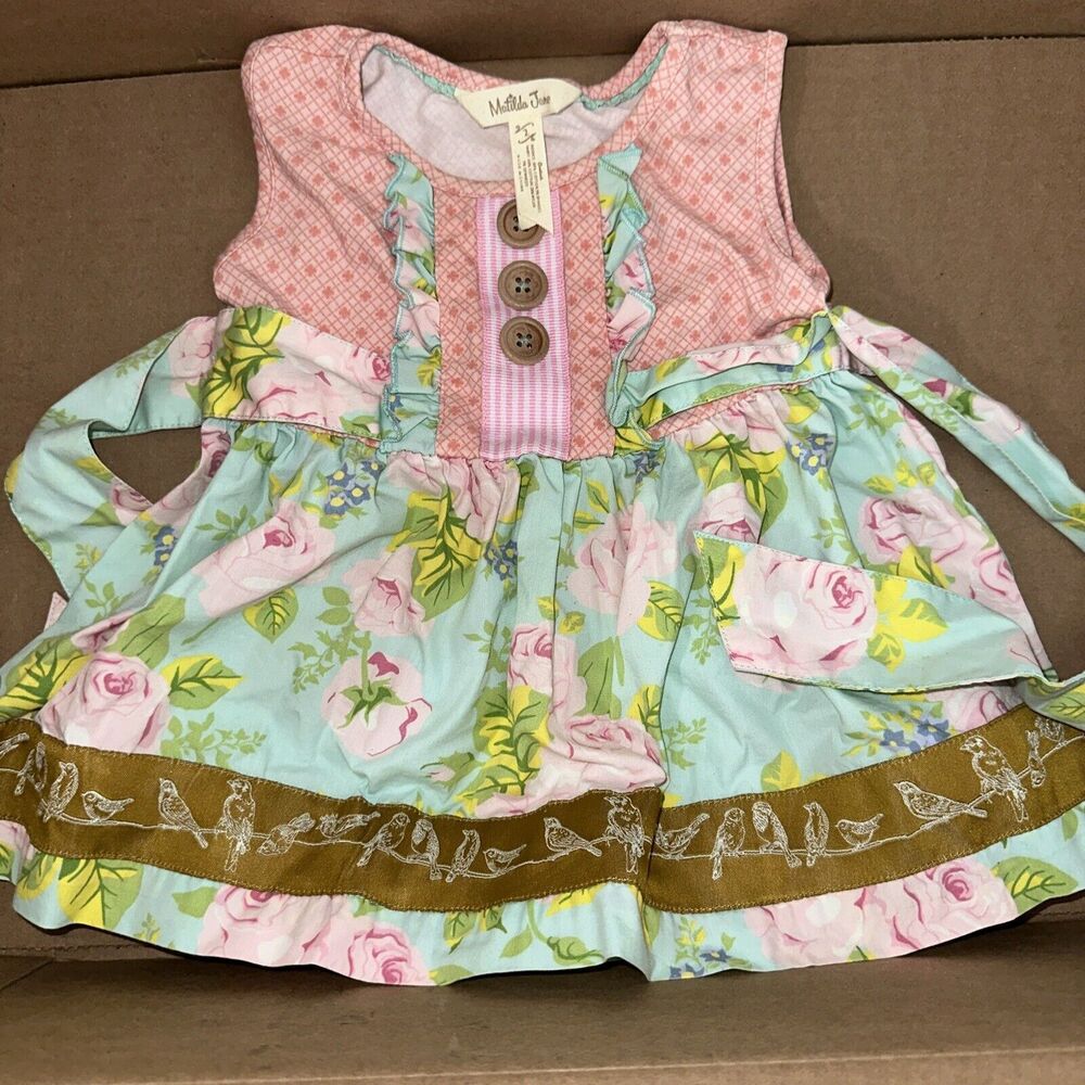 Matilda Jane Top Girls Size 2 Oh So Lovely Shasta Happy and Free